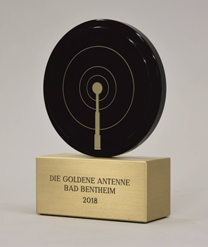 Award Amateuerfunkerpreis Acrylglas mit Sockel